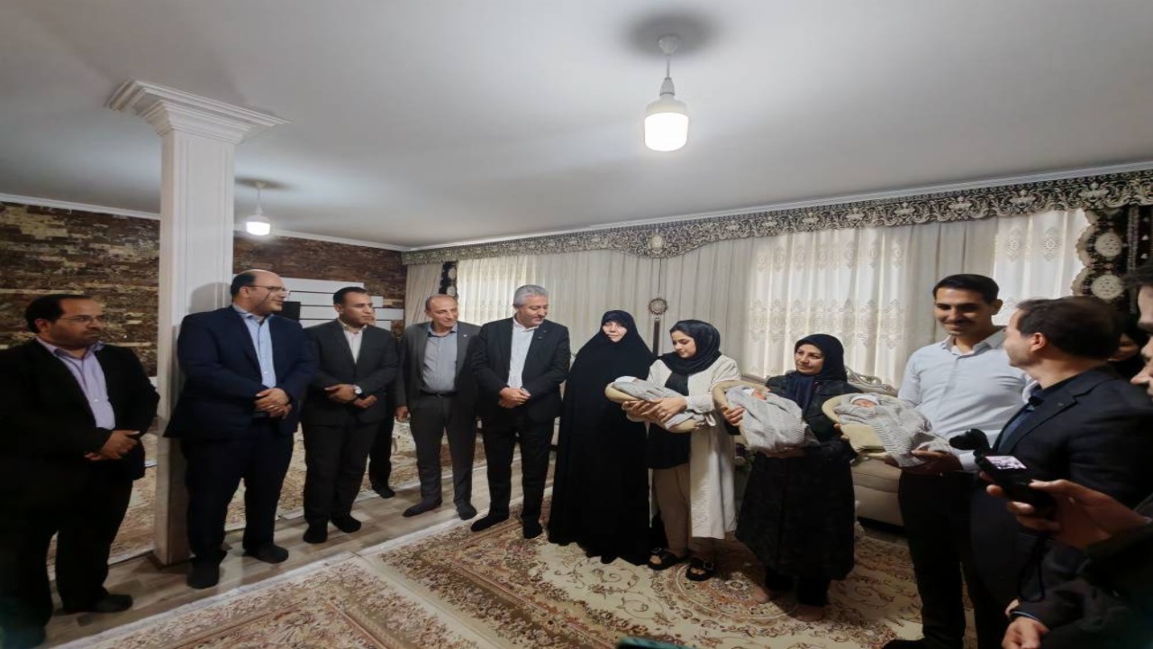 واگذاری زمین رایگان به سه قلوهای نوزاد در ارومیه