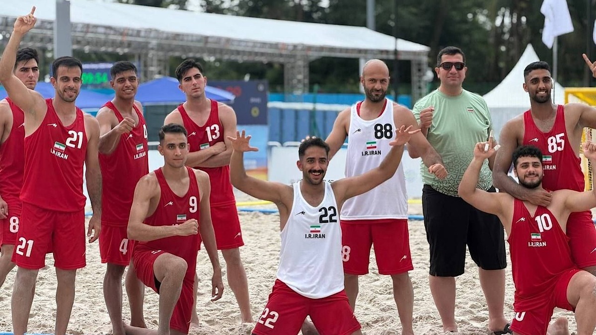 باشگاه خبرنگاران -بازی‌ها آسیایی ساحلی سانیا؛ برتری هندبالیست‌های  ایران مقابل سریلانکا