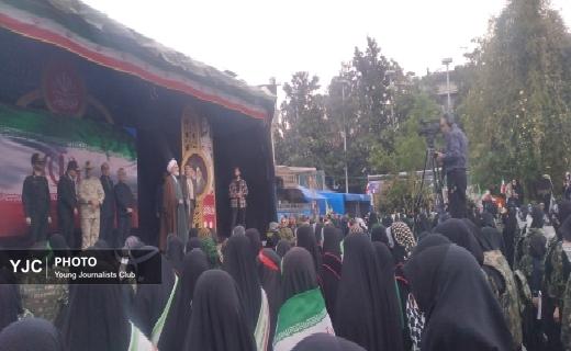 رژه اقتدار بانوان  جان فدا گیلانی  در رشت + عکس و فیلم