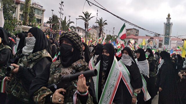 رژه اقتدار بانوان  جان فدا گیلانی  در رشت + عکس و فیلم