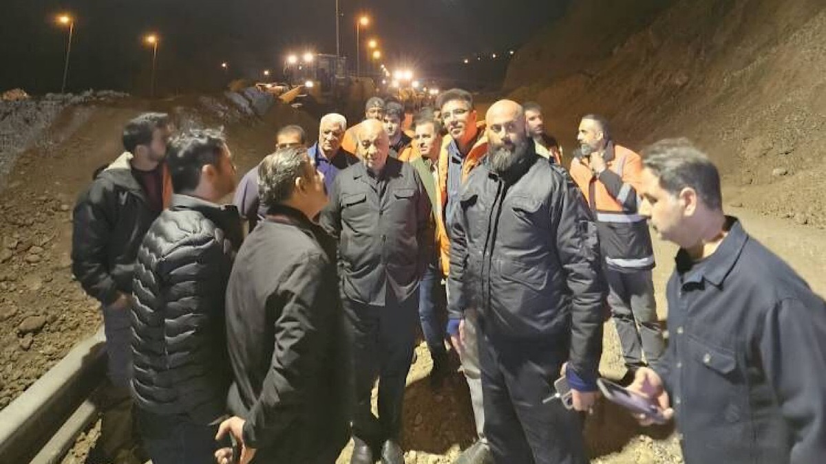 باشگاه خبرنگاران -بازگشایی آزادراه پردیس- تهران پس از حادثه رانشی