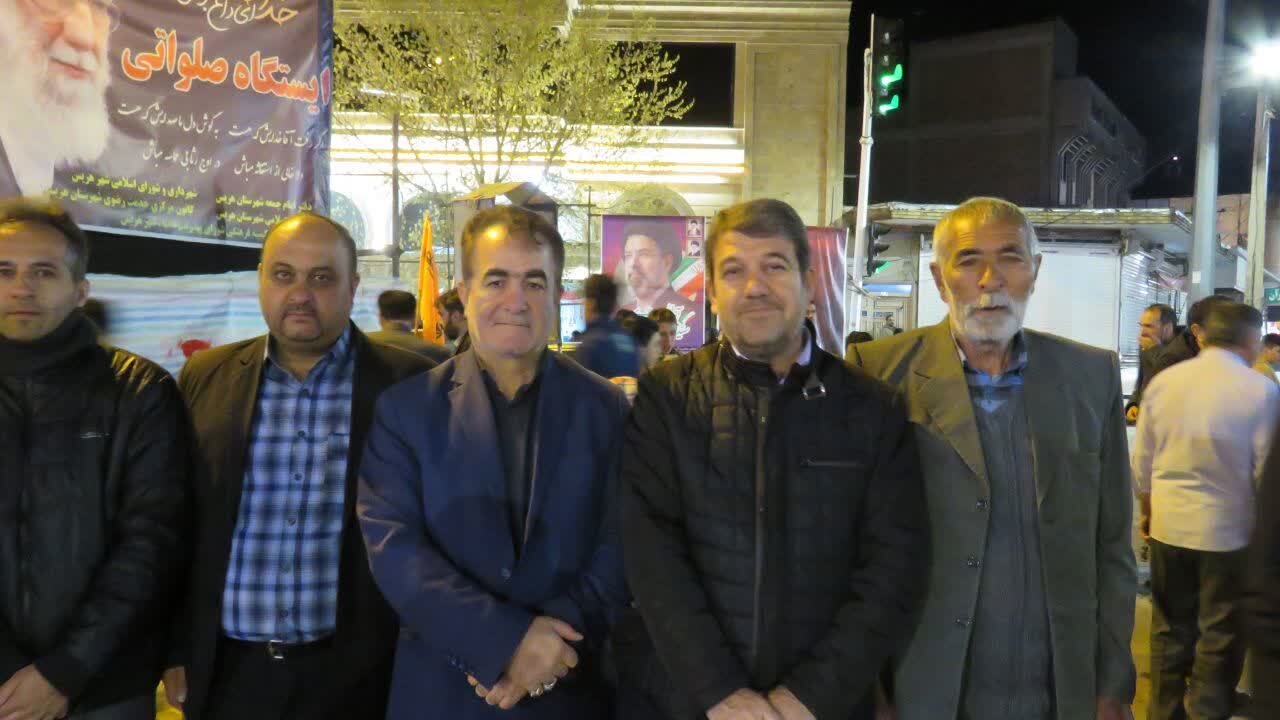 فریاد &laquo;حیدر حیدر&raquo; حماسه سازان خیابانی در هریس