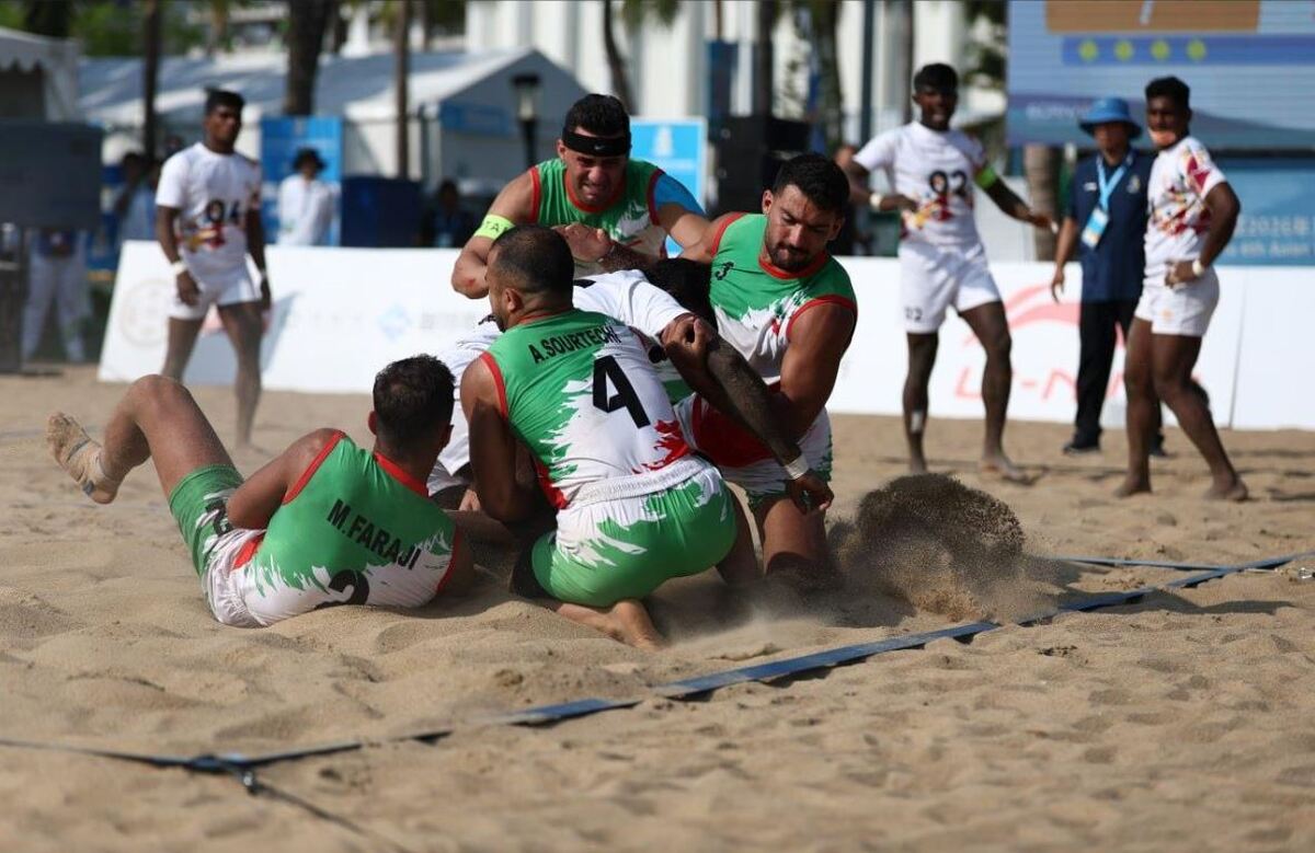 باشگاه خبرنگاران -بازی‌های آسیایی ساحلی سانیا؛
تیم ملی کبدی ایران فینالیست شد