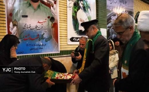 آیین استقبال از خدام رضوی در ضیابر+ تصاویر