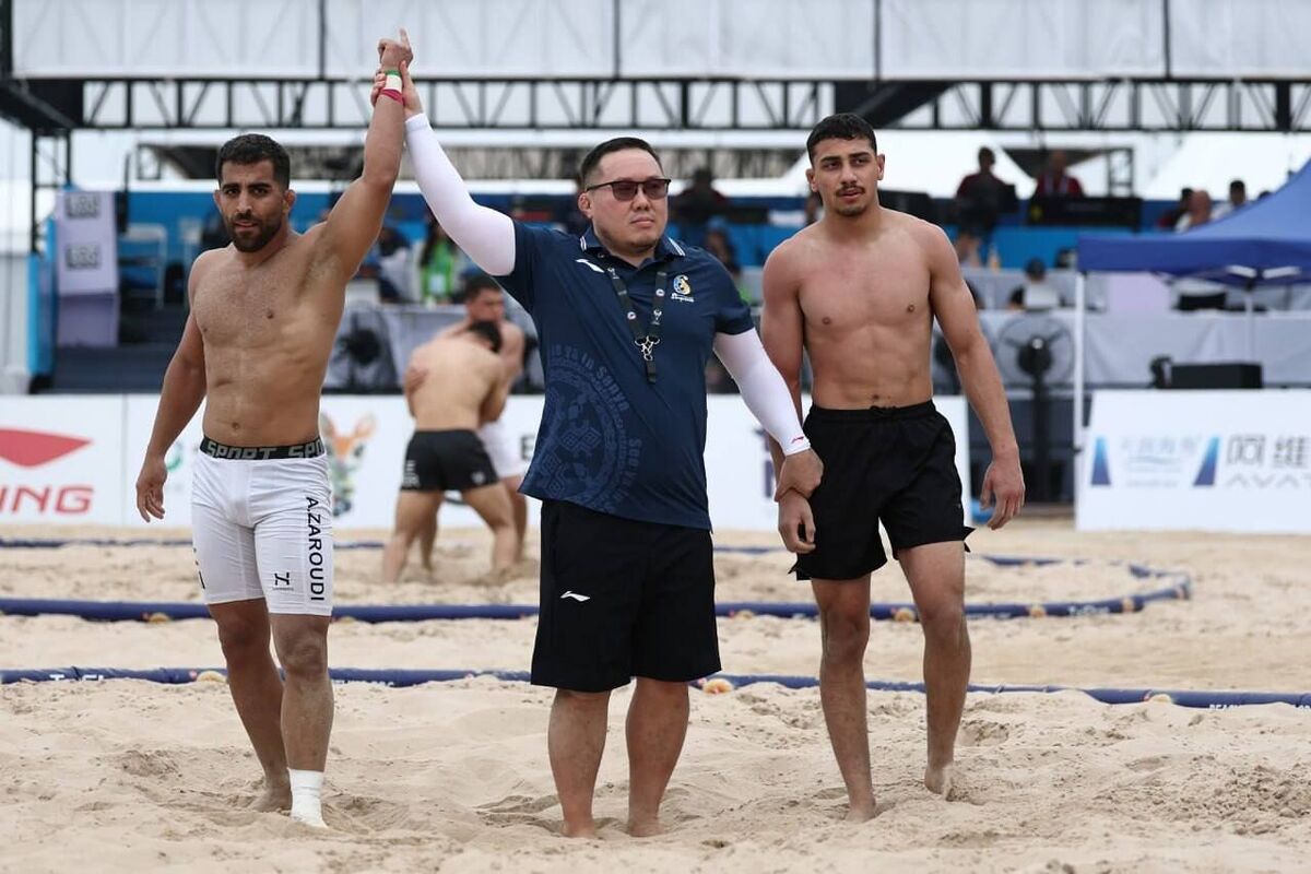 باشگاه خبرنگاران -بازی‌های آسیایی سانیا؛ صعود کاووسی به نیمه نهایی در کشتی ساحلی