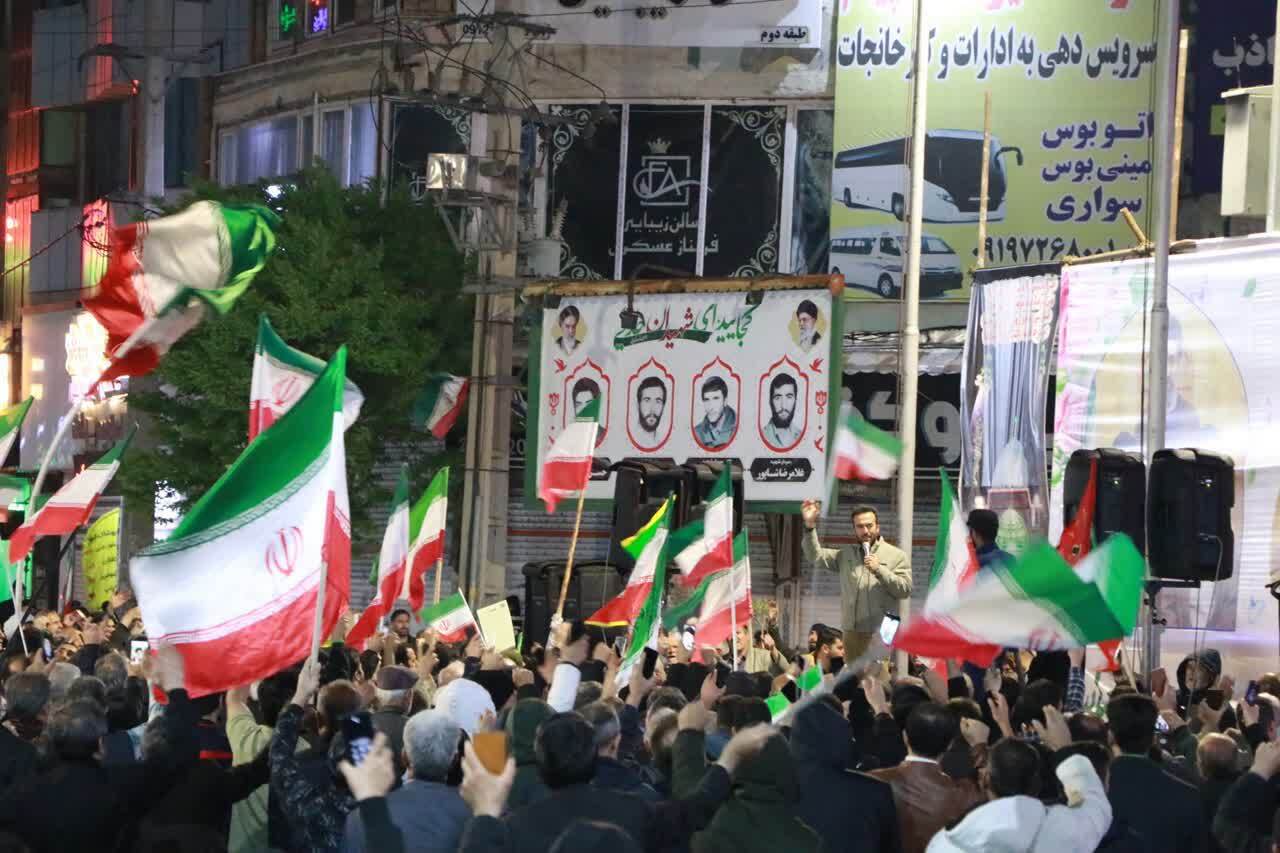 جلوه&zwnj;ای از پنجاه ونهمین اجتماع عظیم مردم انقلابی و شهید پرور ماهدشت