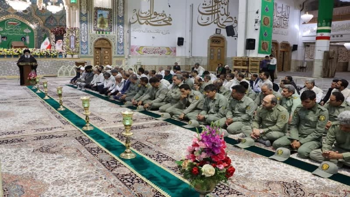 باشگاه خبرنگاران -آیین خطبه‌خوانی با حضور محیط‌بانان قمی در سالروز میلاد ضامن آهو +تصاویر