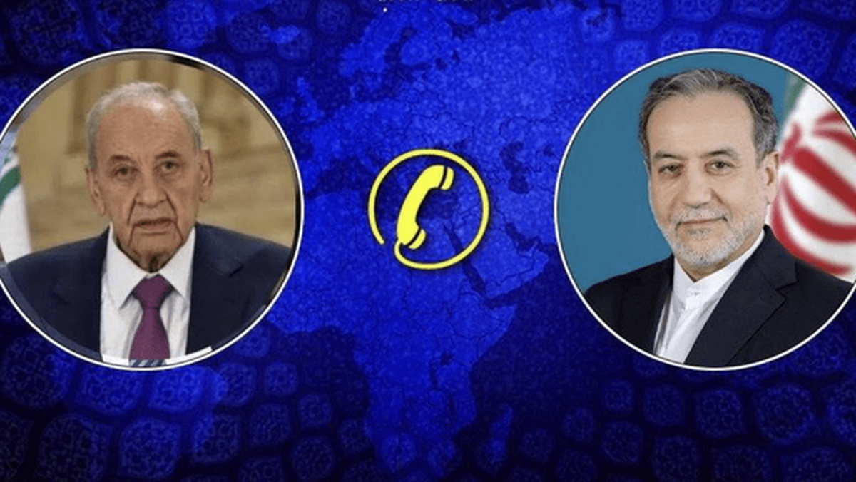 باشگاه خبرنگاران -گفت‌وگوی تلفنی عراقچی با رئیس پارلمان لبنان