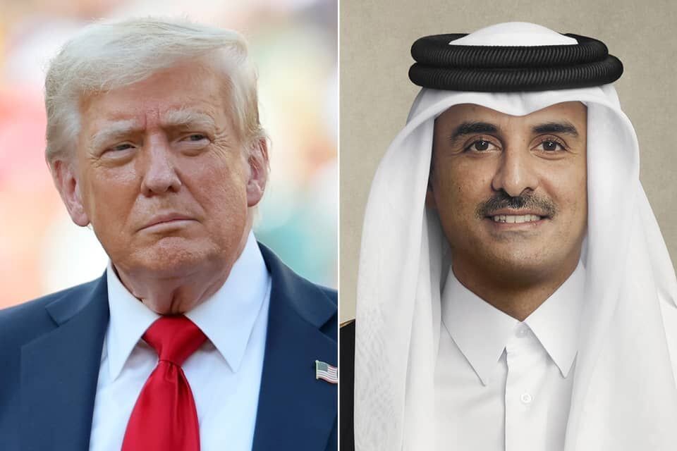 تماس تلفنی امیر قطر با ترامپ؛ تأکید بر حمایت از میانجیگری پاکستان