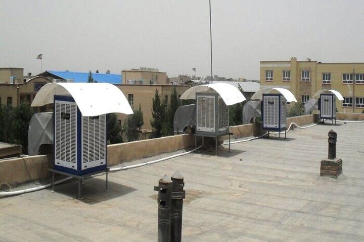 نصب سایه بان برای کولر آبی مصرف آب را تا ۱۵ درصد کاهش می‌دهد