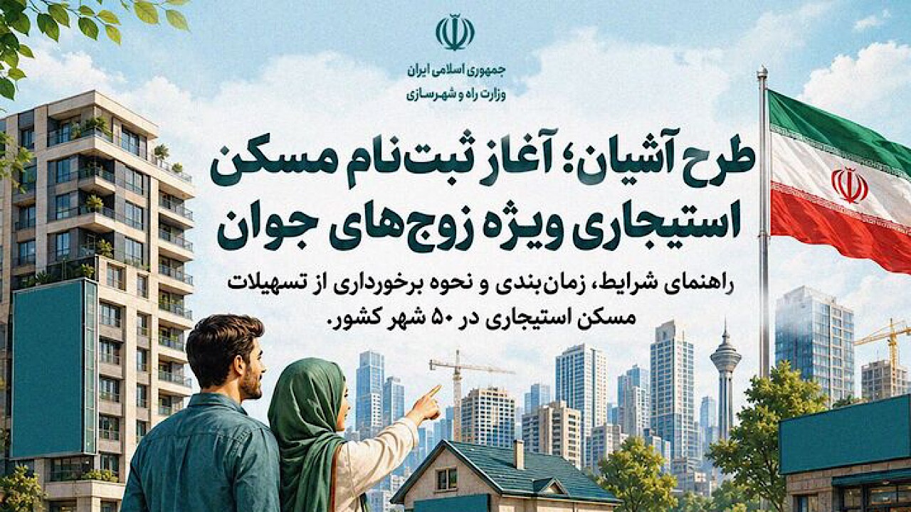 مرحله دوم ثبت‌نام مسکن استیجاری زوج‌های جوان/ فراخوان متقاضیان البرز، گیلان و خراسان جنوبی