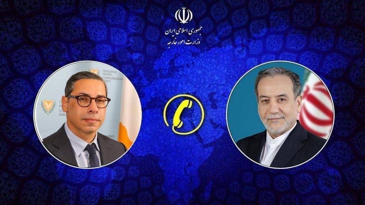 تماس تلفنی وزیر امور خارجه قبرس با عراقچی
