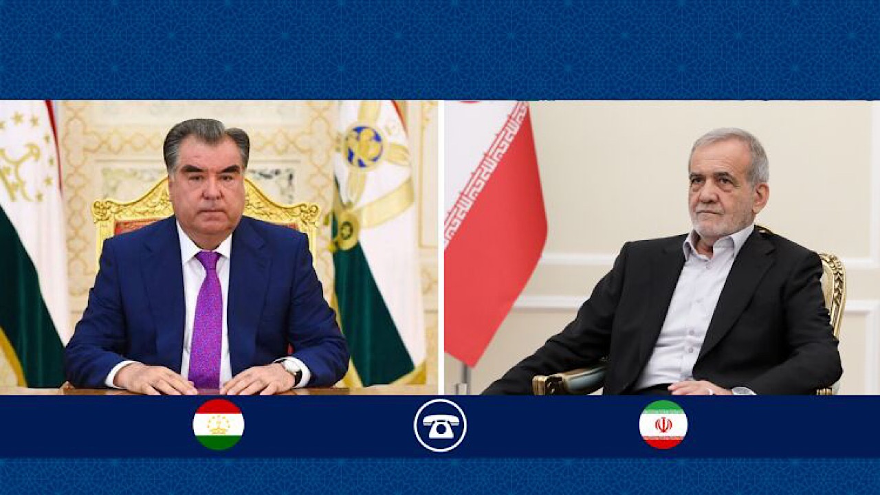 تأکید روسای جمهور ایران و تاجیکستان بر توسعه همکاری‌ها و روابط راهبری دوجانبه