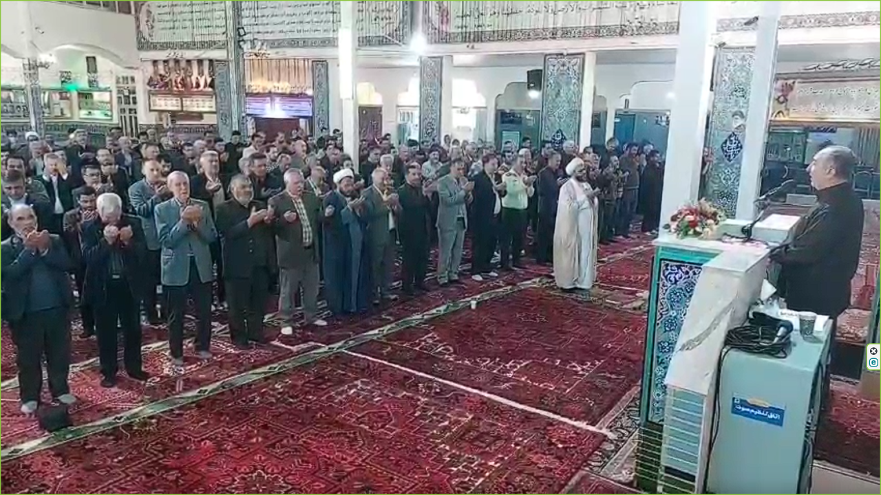 برگزاری نماز عید سعید قربان در شهرستان اهر + فیلم