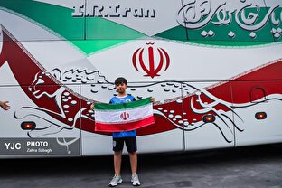 استقبال پر شور از کاروان تیم ملی ایران