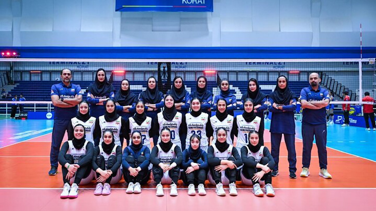 دومین باخت دختران نوجوان والیبال ایران در قهرمانی آسیا
