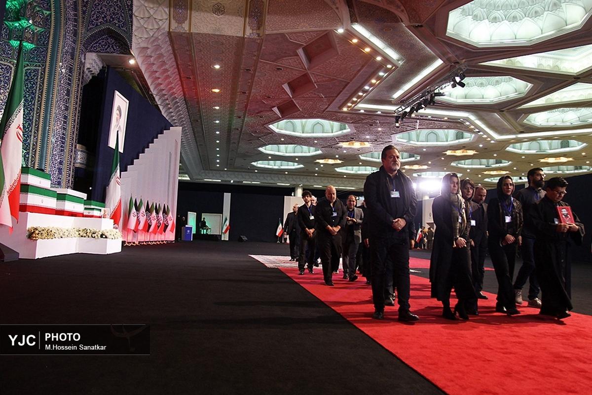 مراسم وداع با رهبر شهید انقلاب در مصلای تهران _۲