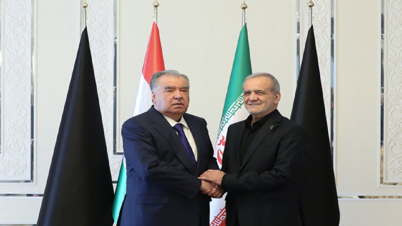 پزشکیان: روابط سیاسی و امنیتی ایران و تاجیکستان می‌تواند گسترش یابد
