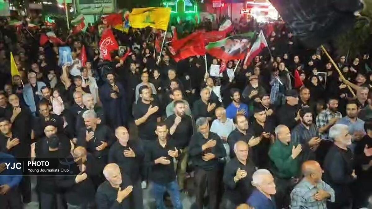 باشگاه خبرنگاران -فریاد خون‌خواهی خرم‌آبادی ها امام شهید در آستانه آیین باشکوه تشییع قائد امت + فیلم