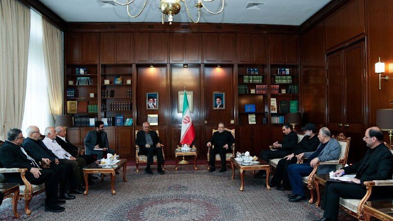 دیدار مسئولان گروه‌های مقاومت فلسطینی با وزیر امور خارجه