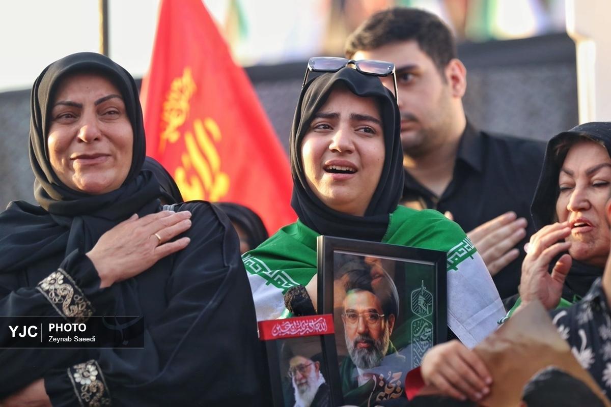 مراسم تشییع پیکر آقای شهید ایران در تهران _ ۲