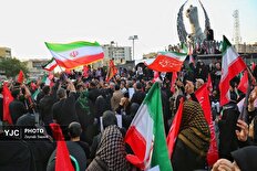 مراسم تشییع پیکر آقای شهید ایران در تهران _ ۱
