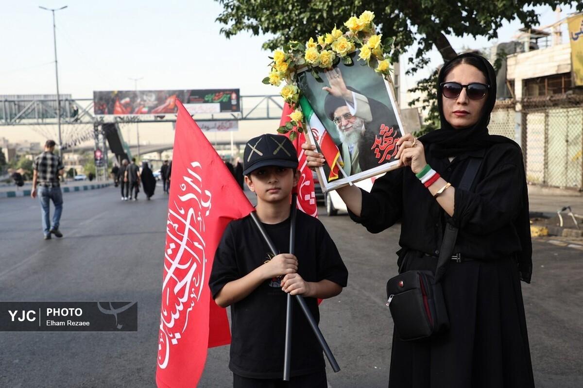 مراسم تشییع پیکر آقای شهید ایران در تهران _ ۶