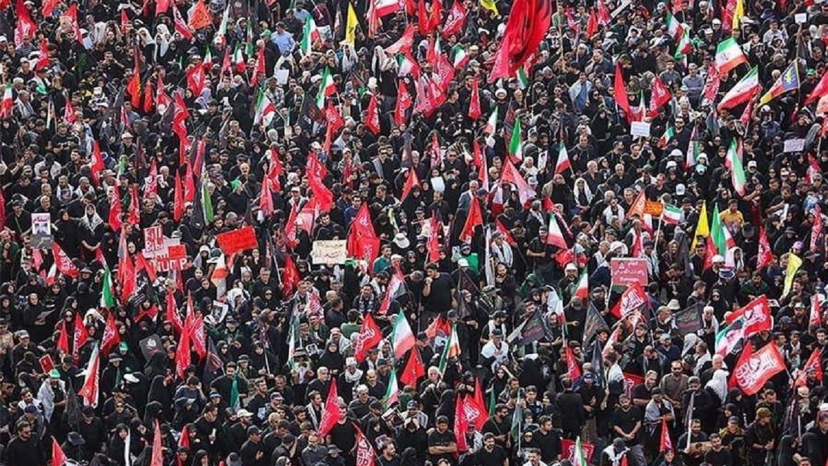 باشگاه خبرنگاران -المیادین: میلیون‌ها نفر در تهران در روز دوشنبه برای مراسم رهبر شهید ایران گرد هم آمده‌اند