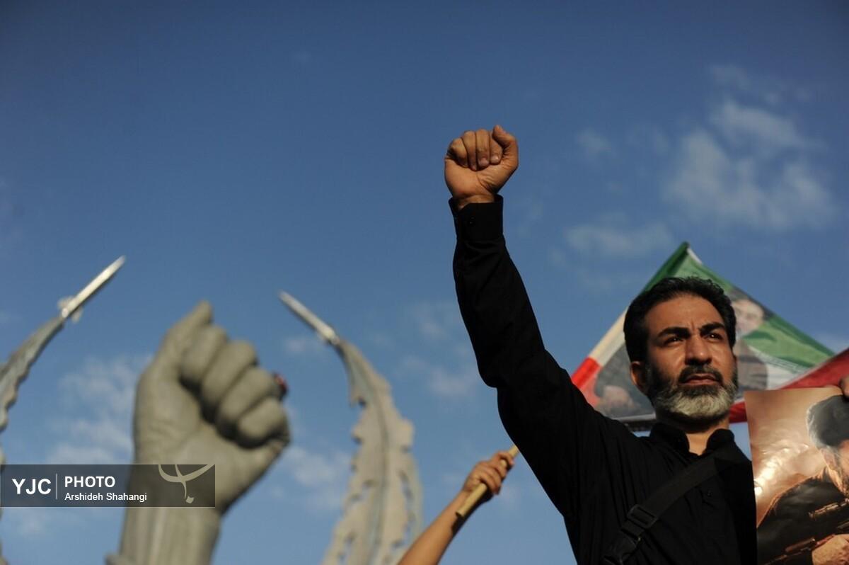 مراسم تشییع پیکر آقای شهید ایران در تهران _ ۶