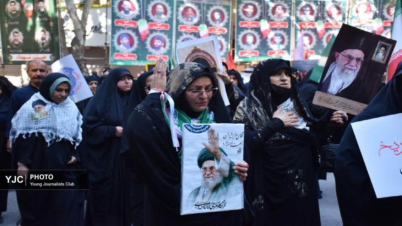 خرم‌آباد در سوگ قائد شهید امت؛ اشک، وفاداری و عهدی که ماندگار شد +‌ فیلم