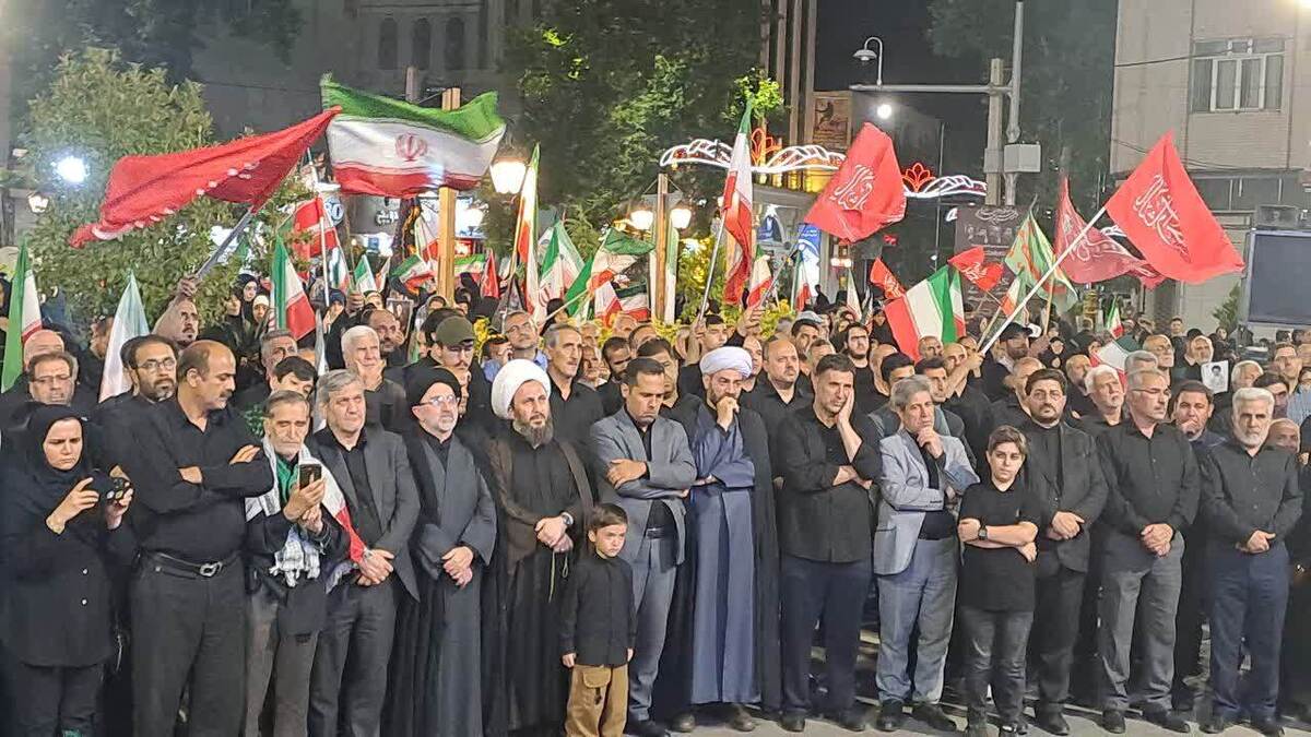 باشگاه خبرنگاران -مراسم وداع با پیکر رهبر شهید انقلاب در خوی + عکس