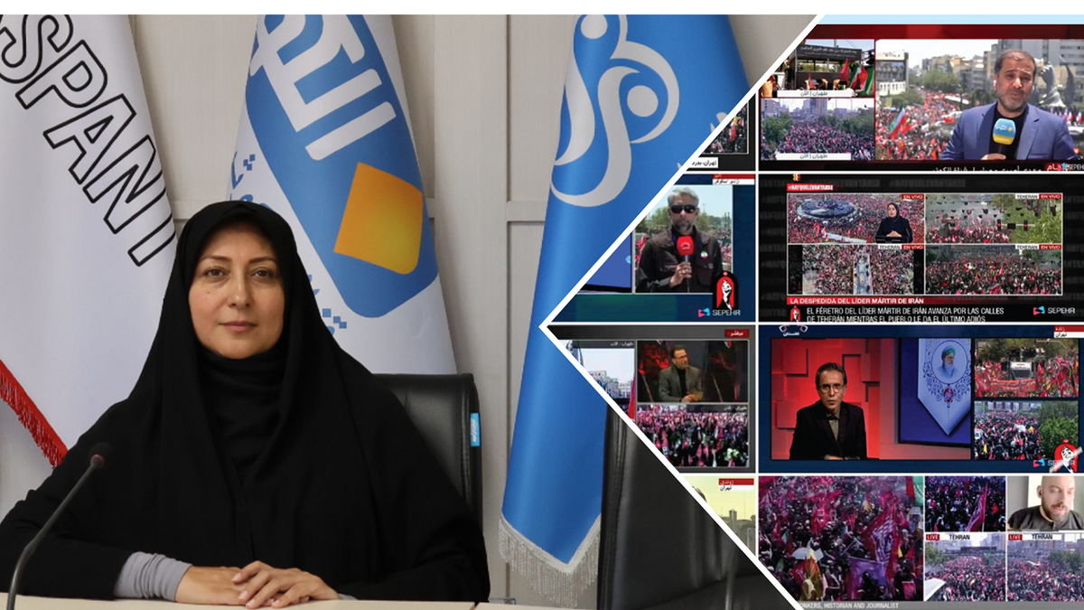باشگاه خبرنگاران -پژواک جهانی وداعی باشکوه؛ هم‌افزایی شبکه‌های چندزبانه برای روایت‌های متنوع از مراسم وداع و تشییع رهبر شهید