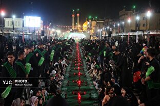 مراسم عزاداری سالروز شهادت حضرت رقیه (س) در حرم حضرت معصومه (س)