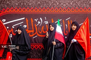 عزاداری روز تاسوعای حسینی در تکیه نیاوران | تهران