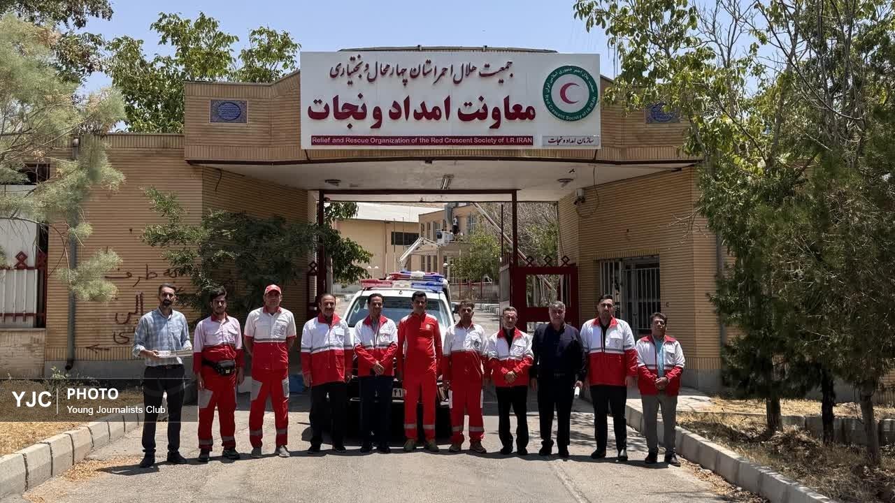 اعزام کاروان امدادی هلال‌احمر چهارمحال و بختیاری به کربلا+تصاویر