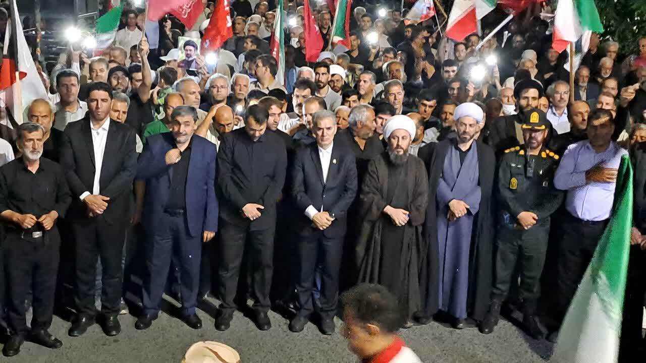 عزاداری و تجمع خونخواهی مردم انقلابی خوی به روایت شهروندخبرنگار