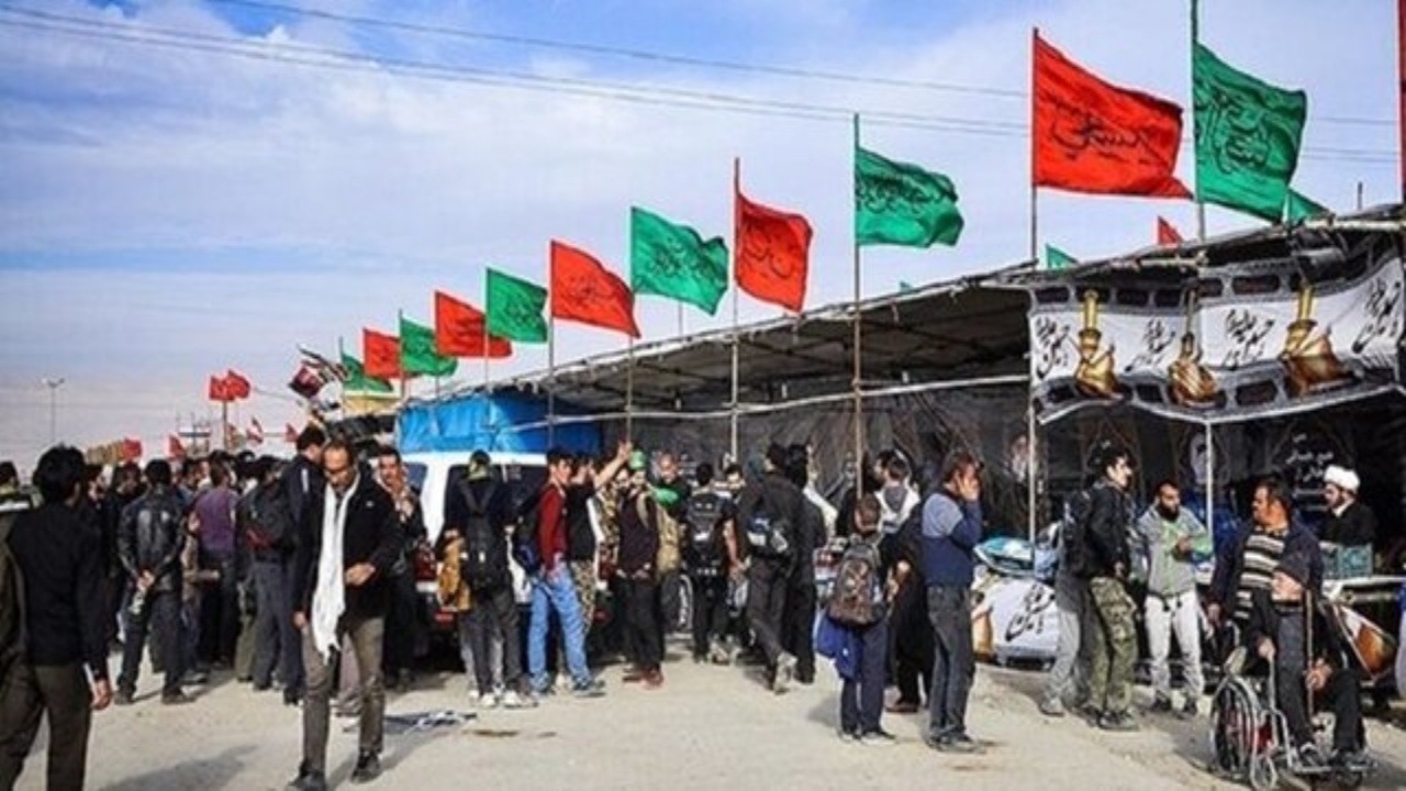 برپایی همایش طلایه داران حسینی در ماهدشت به مناسبت اربعین + فیلم