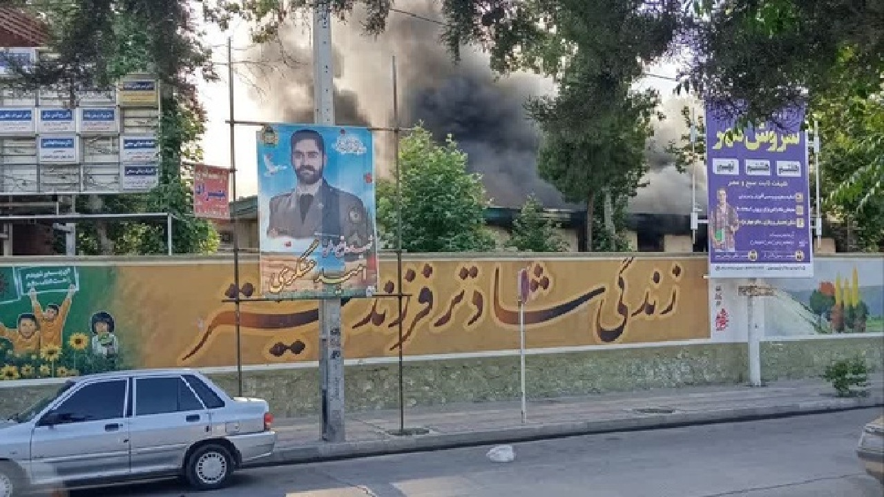 حریق در انبار بیمارستان عشایر خرم‌آباد؛ آتش مهار شد