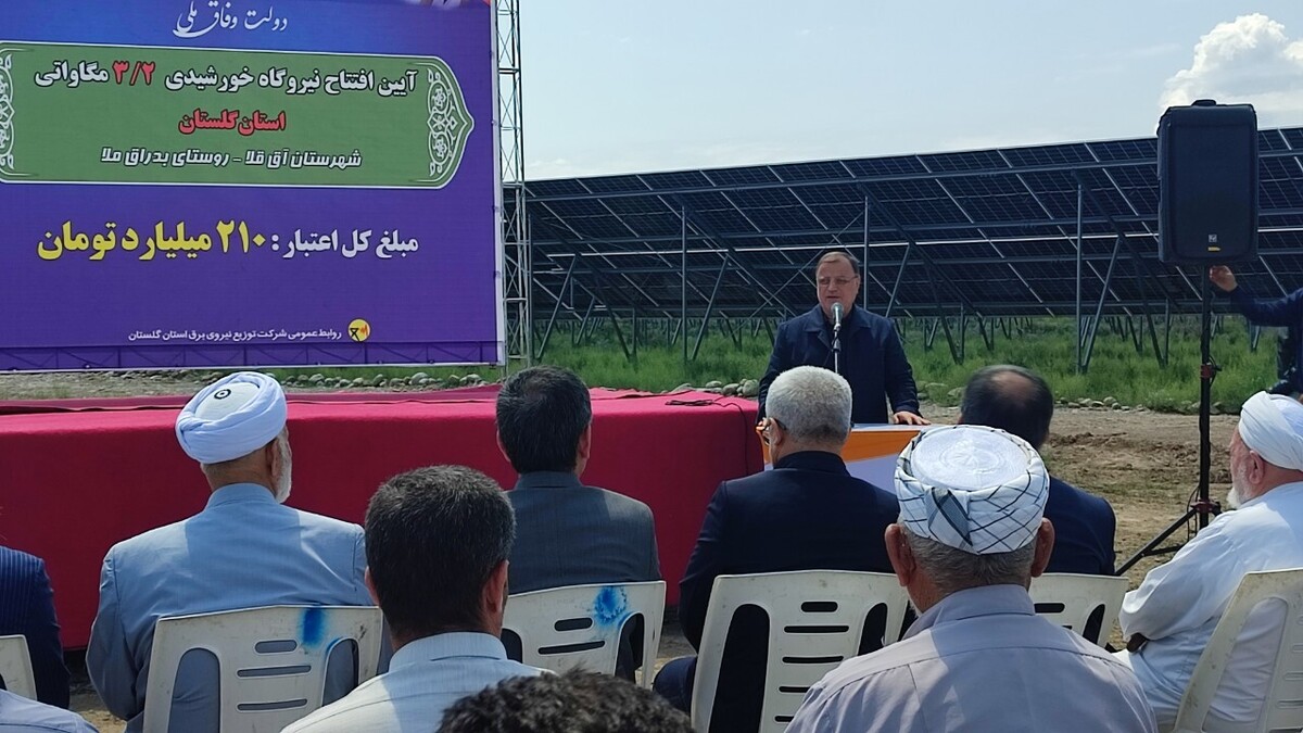 باشگاه خبرنگاران -بهره برداری از نیروگاه ۳.۲ مگاواتی در روستای بدراق ملا شهرستان آق قلا