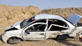 واژگونی خودروی سواری تیبا در آزادراه اندیمشک-خرم‌آباد ۲ فوتی و ۲ مصدوم برجای گذاشت