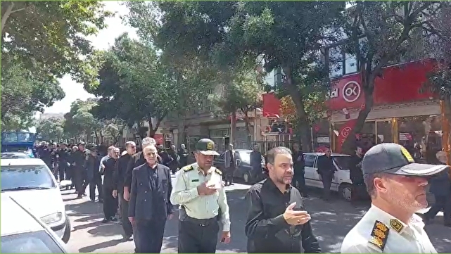 تصاویری از مراسم عزاداری دهه پایانی صفر در اهر + فیلم