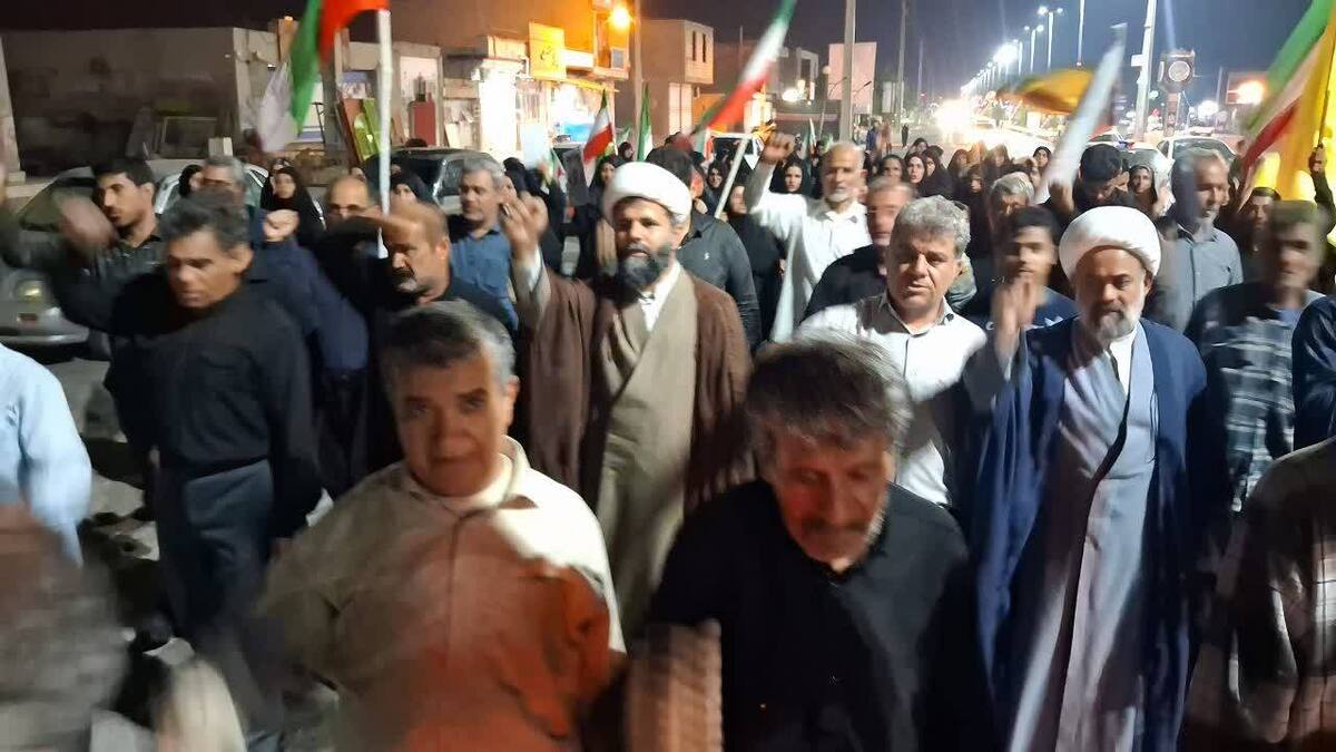 باشگاه خبرنگاران -حضور پرشور مردم انقلابی آبدان در تجمع‌های اقتدار و مقاومت + عکس و فیلم