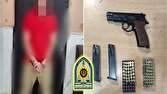 یک شرور مسلح در رشت دستگیر شد