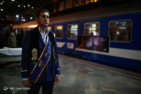 اعزام اولین گروه زائرین اربعین از راه آهن تهران