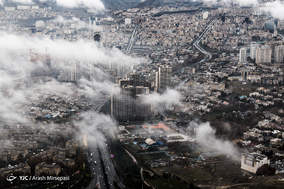 تهران از فراز ابرها