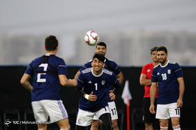تمرین تیم ملی فوتبال ایران در ابوظبی