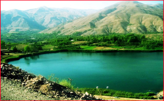 دریاچه اُوان بزرگترین دریاچه طبیعی آب شیرین قزوین