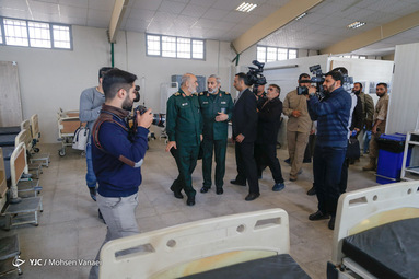 بازدید سردار سلامی فرمانده کل سپاه از مرکز معتادان متجاهر
