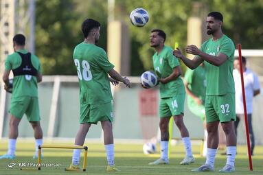 تمرین تیم ملی فوتبال بزرگسالان ایران