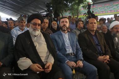مراسم شصتمین سالگرد ۱۵ خرداد در گلزار شهدای «مسگرآباد» تهران